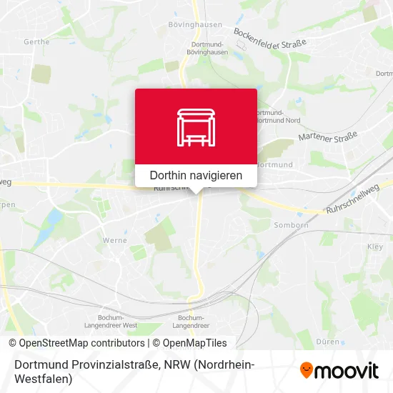 Dortmund Provinzialstraße Karte
