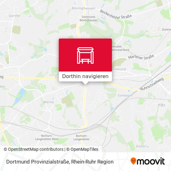 Dortmund Provinzialstraße Karte