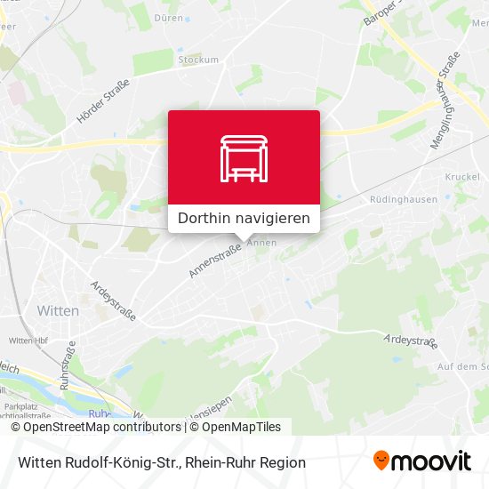 Witten Rudolf-König-Str. Karte