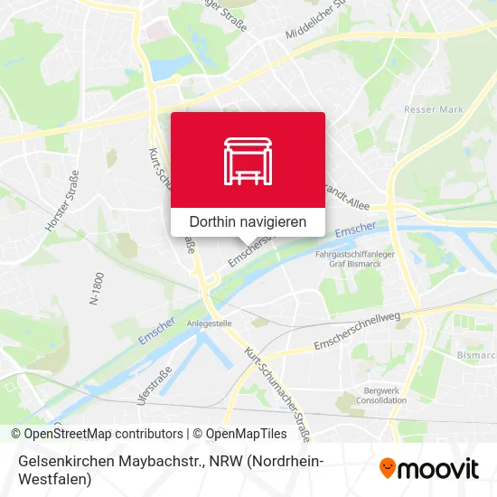 Gelsenkirchen Maybachstr. Karte
