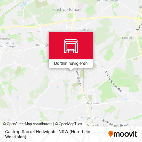 Castrop-Rauxel Hedwigstr. Karte