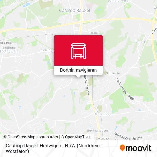 Castrop-Rauxel Hedwigstr. Karte