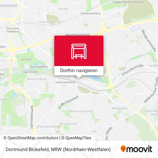Dortmund Bickefeld Karte