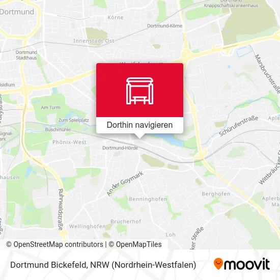 Dortmund Bickefeld Karte