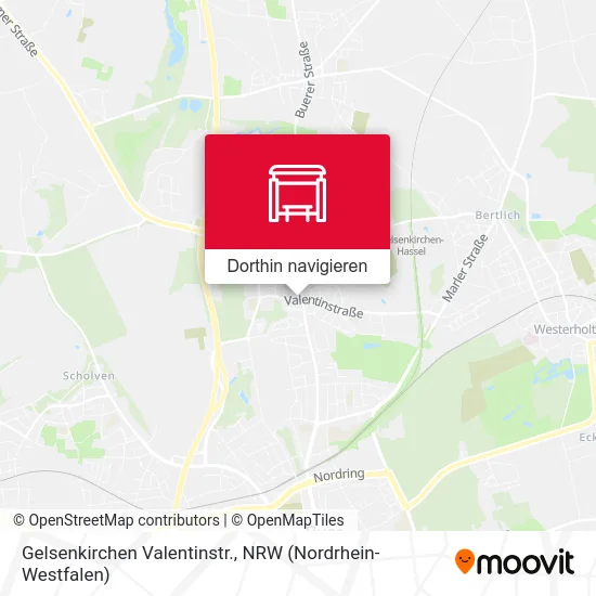Gelsenkirchen Valentinstr. Karte