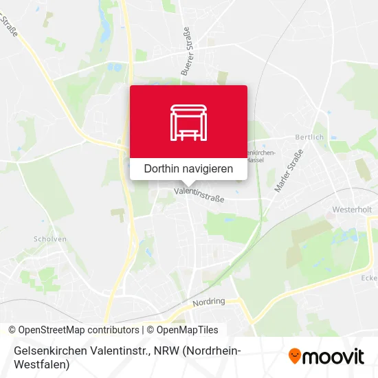 Gelsenkirchen Valentinstr. Karte