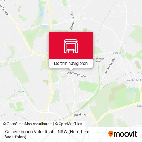 Gelsenkirchen Valentinstr. Karte
