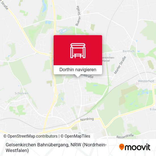 Gelsenkirchen Bahnübergang Karte