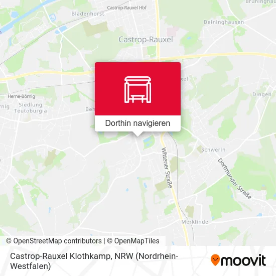 Castrop-Rauxel Klothkamp Karte