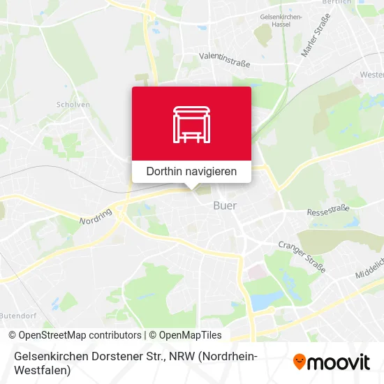 Gelsenkirchen Dorstener Str. Karte