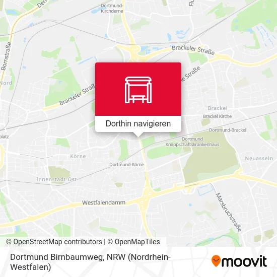 Dortmund Birnbaumweg Karte