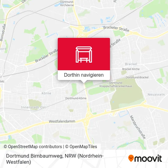 Dortmund Birnbaumweg Karte