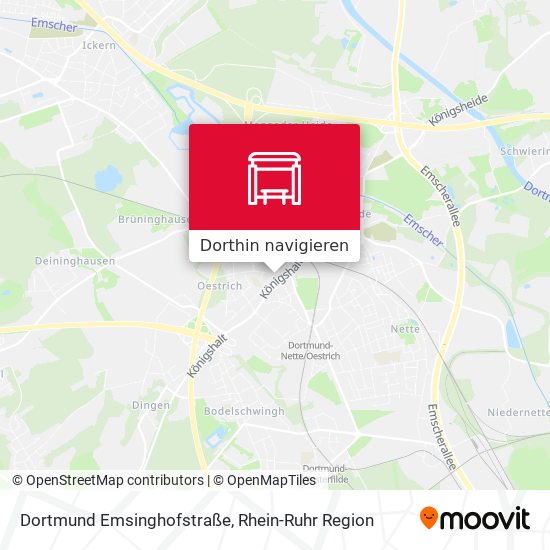 Dortmund Emsinghofstraße Karte