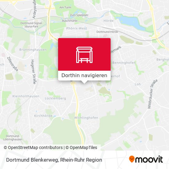 Dortmund Blenkerweg Karte