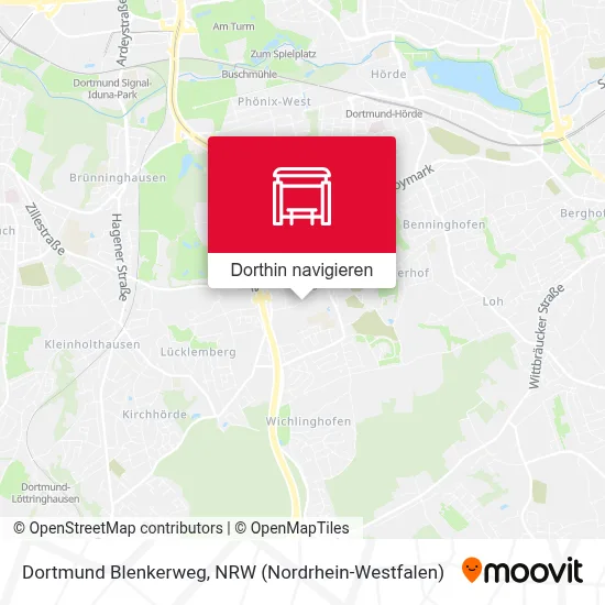 Dortmund Blenkerweg Karte