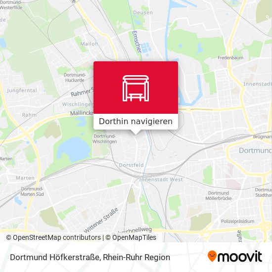 Dortmund Höfkerstraße Karte