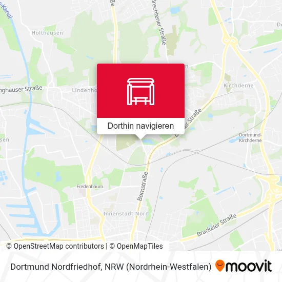 Dortmund Nordfriedhof Karte