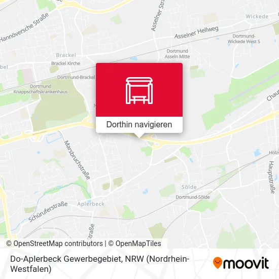 Do-Aplerbeck Gewerbegebiet Karte