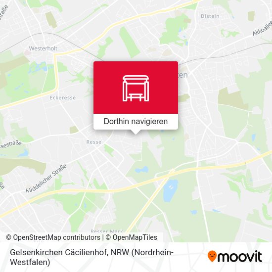 Gelsenkirchen Cäcilienhof Karte