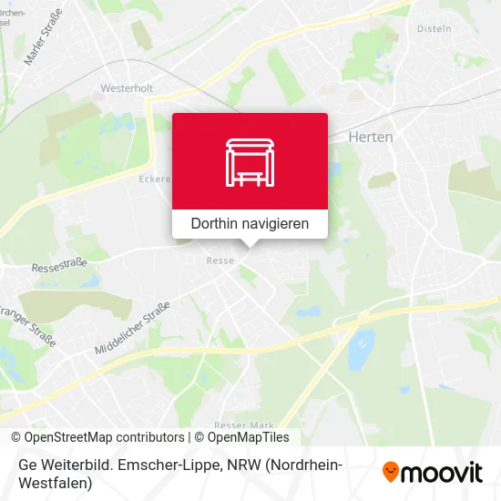 Ge Weiterbild. Emscher-Lippe Karte