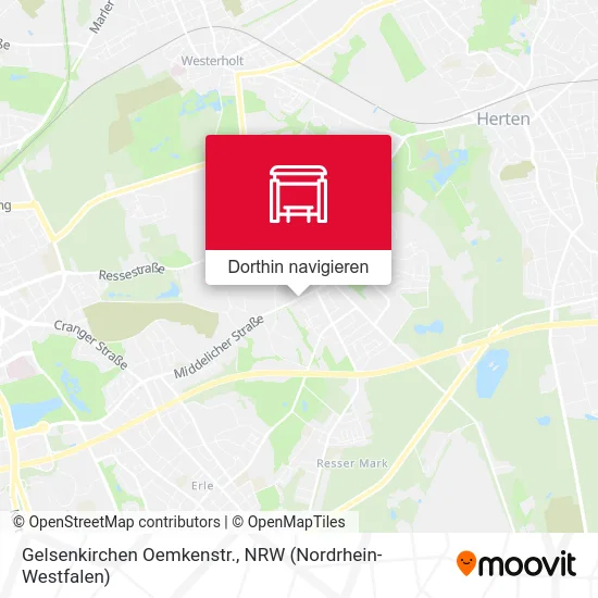 Gelsenkirchen Oemkenstr. Karte