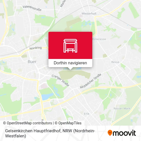 Gelsenkirchen Hauptfriedhof Karte