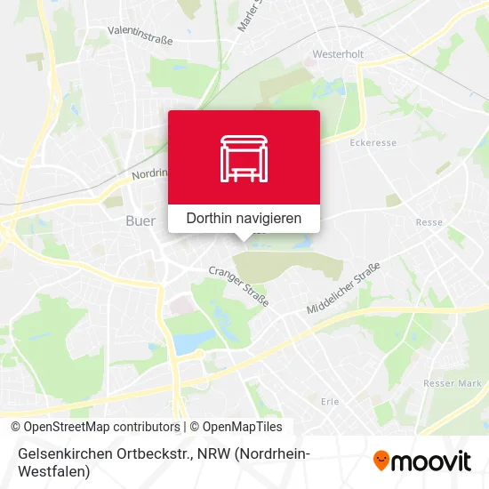 Gelsenkirchen Ortbeckstr. Karte