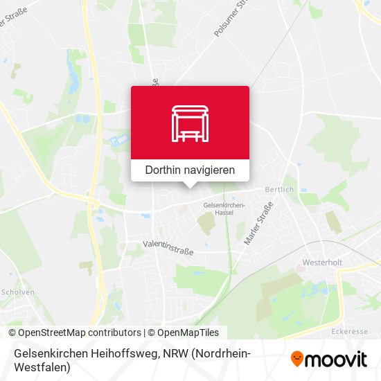 Gelsenkirchen Heihoffsweg Karte