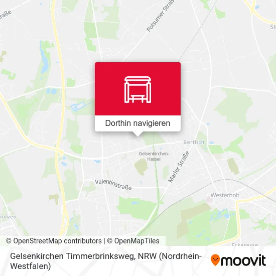 Gelsenkirchen Timmerbrinksweg Karte