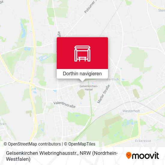 Gelsenkirchen Wiebringhausstr. Karte