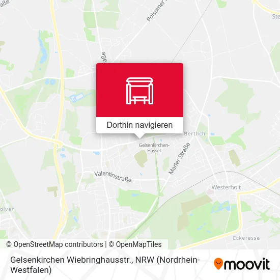 Gelsenkirchen Wiebringhausstr. Karte