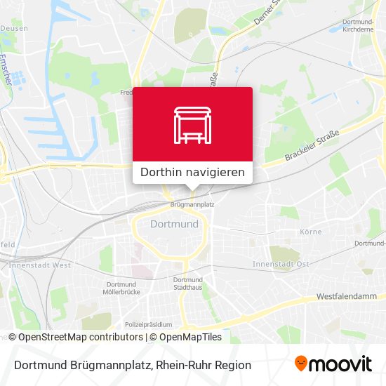 Dortmund Brügmannplatz Karte