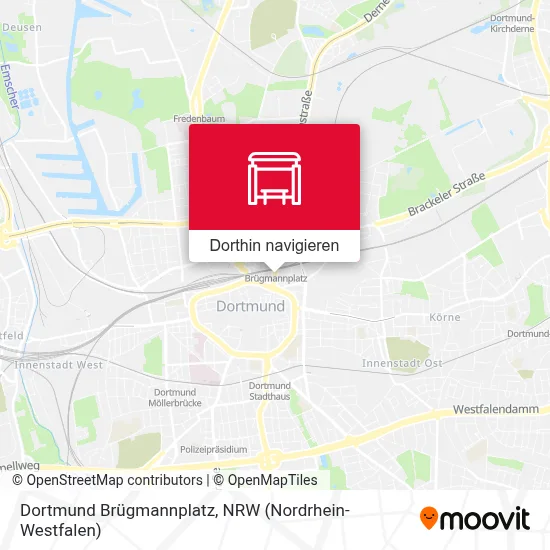 Dortmund Brügmannplatz Karte