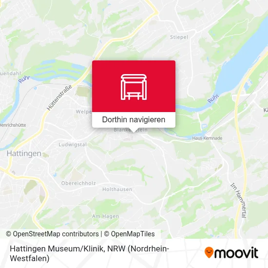 Hattingen Museum/Klinik Karte