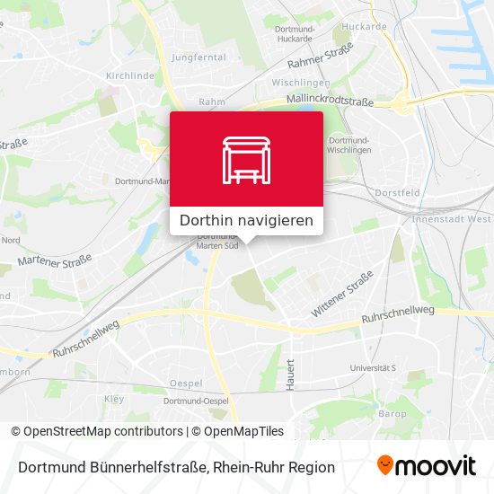 Dortmund Bünnerhelfstraße Karte