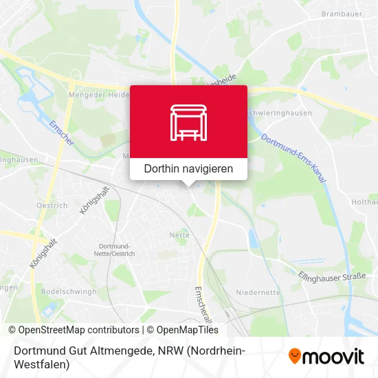 Dortmund Gut Altmengede Karte