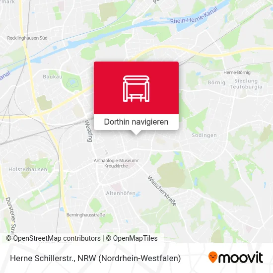 Herne Schillerstr. Karte