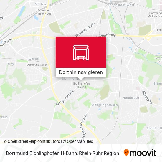 Dortmund Eichlinghofen H-Bahn Karte