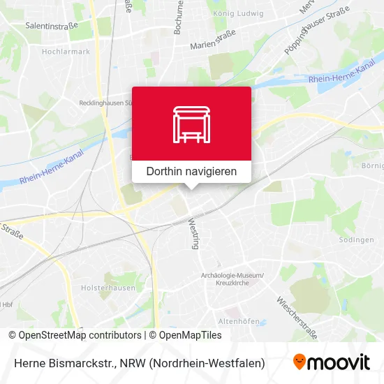 Herne Bismarckstr. Karte