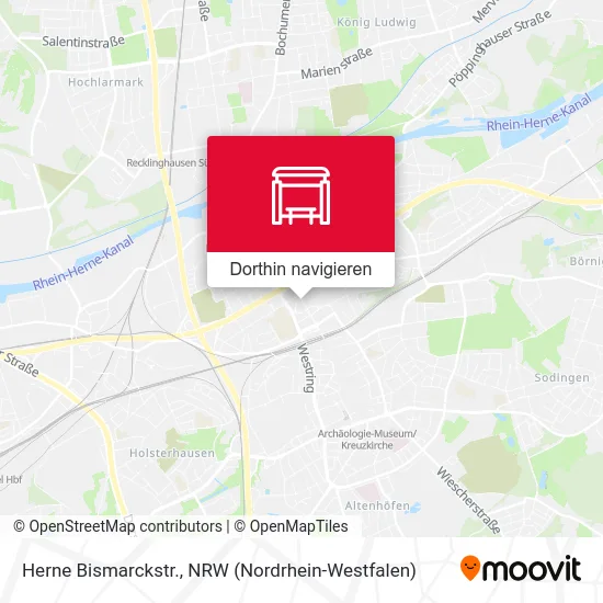 Herne Bismarckstr. Karte