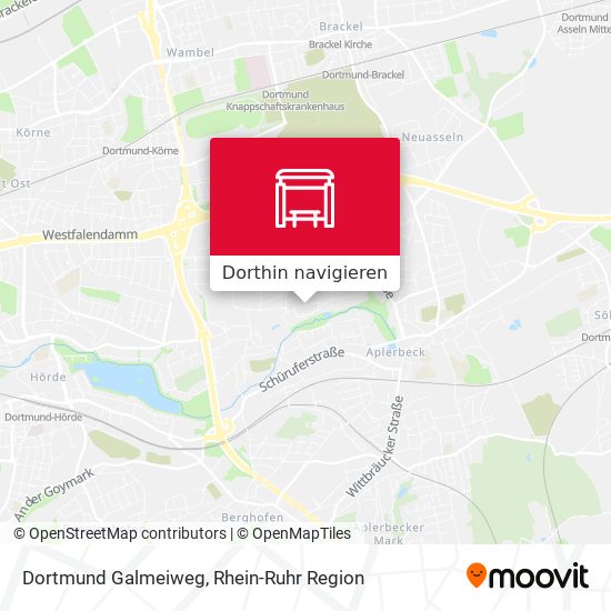 Dortmund Galmeiweg Karte