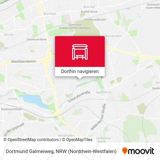 Dortmund Galmeiweg Karte
