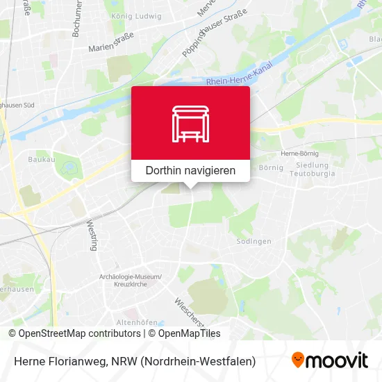 Herne Florianweg Karte