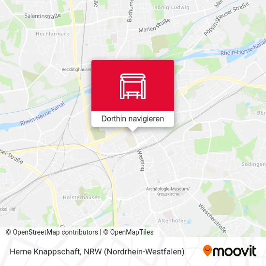 Herne Knappschaft Karte