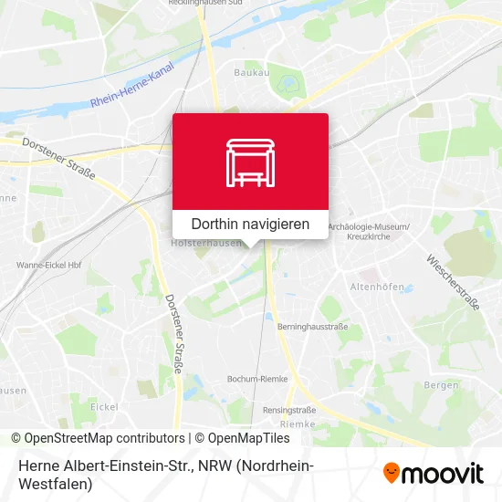 Herne Albert-Einstein-Str. Karte