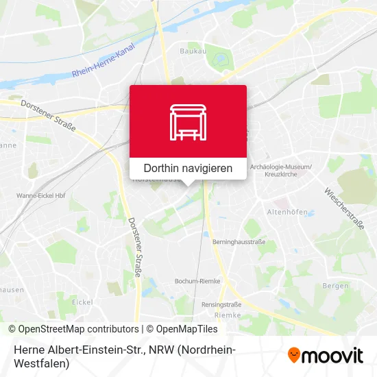 Herne Albert-Einstein-Str. Karte