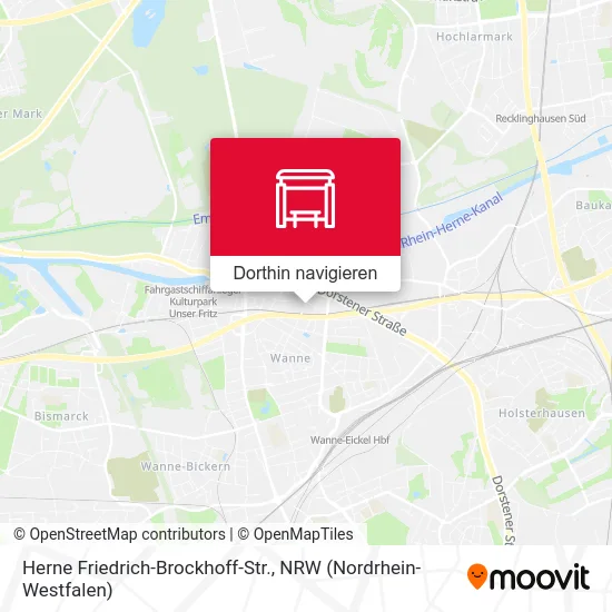 Herne Friedrich-Brockhoff-Str. Karte