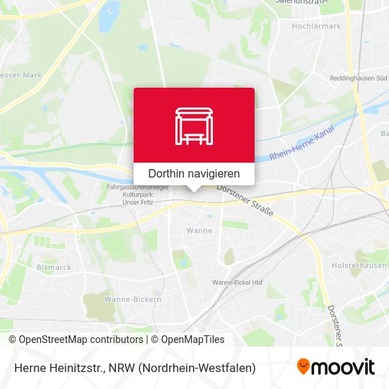 Herne Heinitzstr. Karte