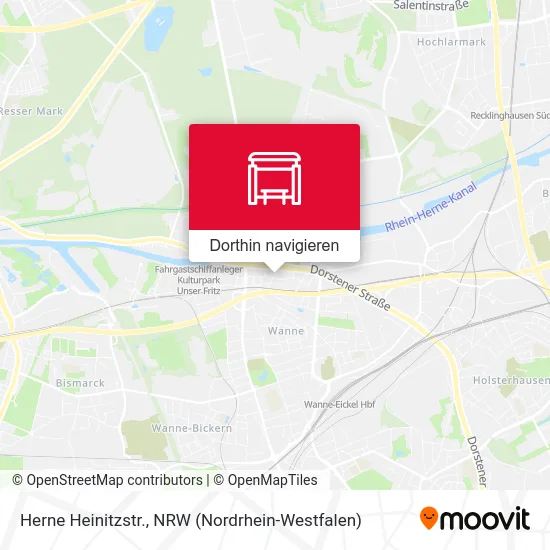 Herne Heinitzstr. Karte