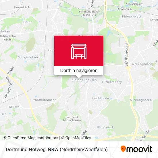 Dortmund Notweg Karte